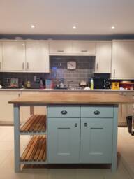 Open Shelves Kitchen Island - The Cheltenham