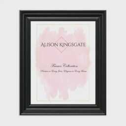 A1 A2 A3 A4 Black White Picture Frame Room Decor Aesthetics, Photo Gift For New Mum, Swept Ornate Gifts Family - thumbnail 2