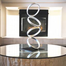 Mid Century Modern Metal Sculpture Art Abstract Simple Contemporary Decor Modernist By Petrykowski Artworks - thumbnail 2