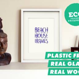 11x14 White Frame - Picture Photo Handmade in UK Plastic Free High Quality Mounted Option - thumbnail 2