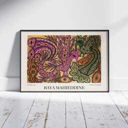 Baya Mahieddine Art Print Algerian Artist Exhibition Wall - thumbnail 3