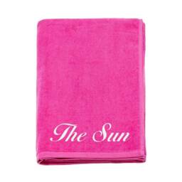 "Personalized Monogram Beach Towel - 100% Cotton 100cm X 180cm - 39"" 71" - thumbnail 3