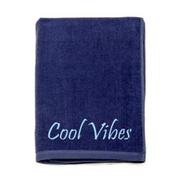"Personalized Monogram Beach Towel - 100% Cotton 100cm X 180cm - 39"" 71" - thumbnail 2
