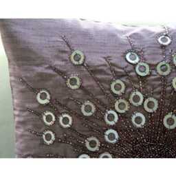 "Bed Throw Pillow Purple Decorative 24""x24""/26""x26" - thumbnail 2