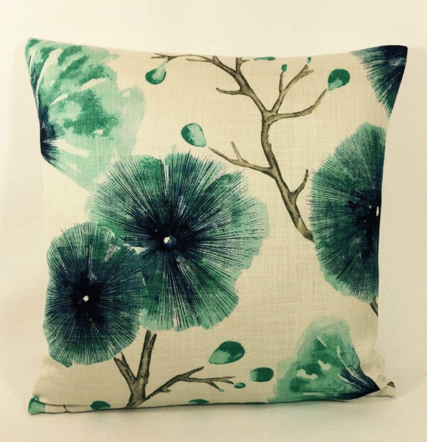 Harlequin - Kabala Lagoon Exotic Floral Cushion Cover Handmade Throw Pillow Designer Home Decor