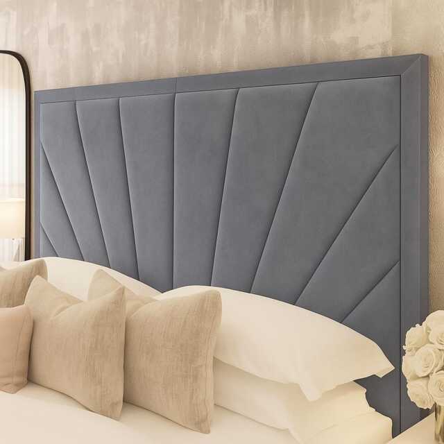 Sunrise Design Plush Velvet Floor Standing Headboard - 60 - image 1
