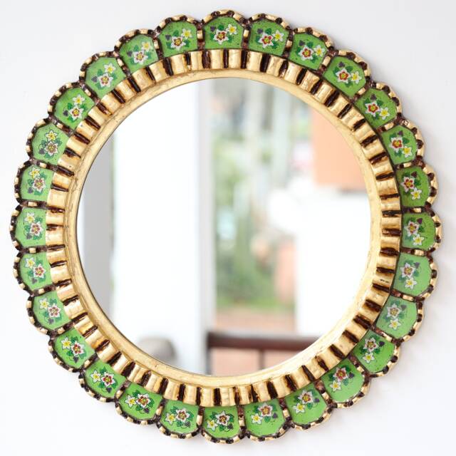 "Peruvian Mirrors ""Armoniosa Light Green Plus 45 cm" - image 1