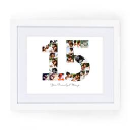 Numbers Personalized Photo Collage With A Message - thumbnail 2