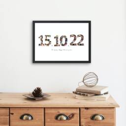 Numbers Personalized Photo Collage With A Message - thumbnail 3
