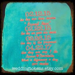 The Day We Met Throw Blanket - Colors Are Fully Customized