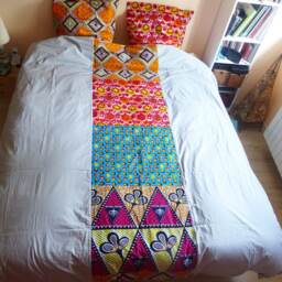 Wax Set Duvet Cover & 2 Pillowcases 240x220 Patchwork Gray - thumbnail 2