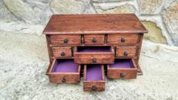 Jewelry Dresser , Chest Of Drawers , Jewelry Organizer Box Premium Quality Italian Design Reclaimed Wood Made in Italy