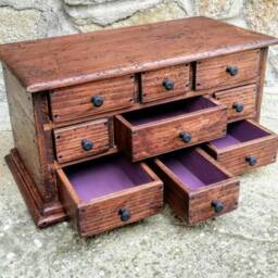 Jewelry Dresser , Chest Of Drawers , Jewelry Organizer Box Premium Quality Italian Design Reclaimed Wood Made in Italy - thumbnail 3