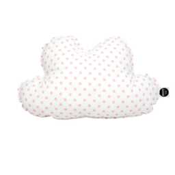 Pink Cloud Pillow, Scandinavian Nursery Decor, Cotton Cushion, Baby Girl Room Handmade Kids Nordic