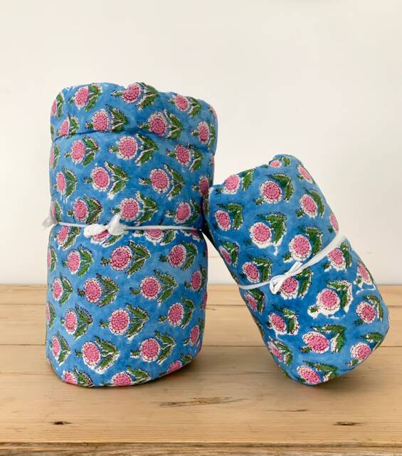 Adorable Block Print Baby Quilt - Handcrafted Nursery Bedding For Your Little Bundle Of Joy - image 1
