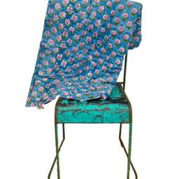 Adorable Block Print Baby Quilt - Handcrafted Nursery Bedding For Your Little Bundle Of Joy - thumbnail 2