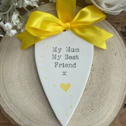 Personalised Mothers Day Gift - Ceramic Heart Present Mummy Mum Birthday For Her - thumbnail 2