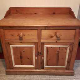 Solid Pine Sideboard, Cupboard, Storage, Living Room, Dining Room. Ready To Be Hand Painted in Your Choice Of Colour - thumbnail 2