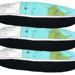 West Vancouver Vintage Map Pillow - Free Shipping - thumbnail 2