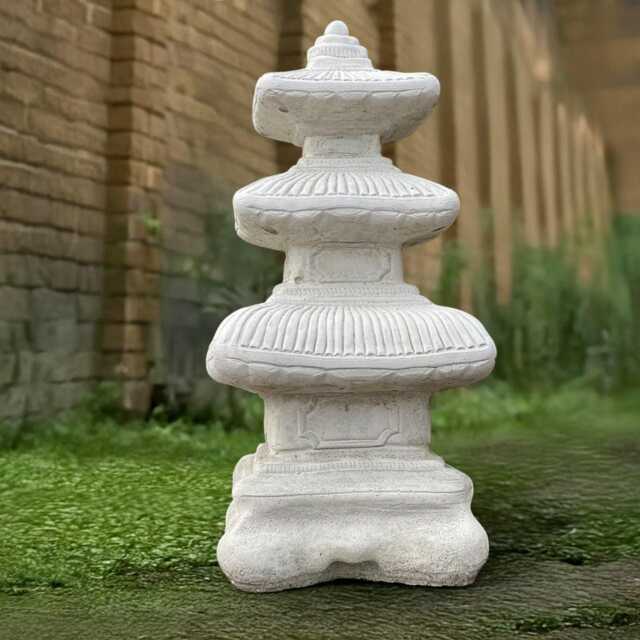 Large Pagoda Sculpture Concrete Lantern Statue Outdoor Figurine Japanese Decoration Handmade Lover Gift Yard Art - image 1