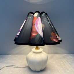 Floral Lampshade Retro Style Pendant Or Table Lamp, Customizable - thumbnail 2