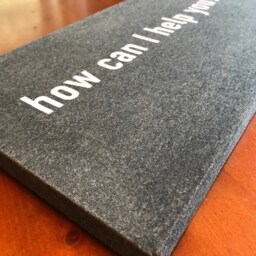 How Can I Help You? Thrift Store Tshirt Wall Art - thumbnail 2