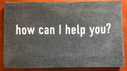 How Can I Help You? Thrift Store Tshirt Wall Art - thumbnail 1