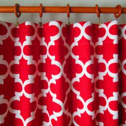 "Pair 25 Or 50"" Wide Premier Print Fynn Rod Drapes Cafe Curtains Saffron Yellow 24 63 72 84 96 108 120" - thumbnail 4