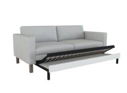 Custom Made Cover Fits Ikea Karlstad Three Seat Sofa Bed Cover, Sleeper