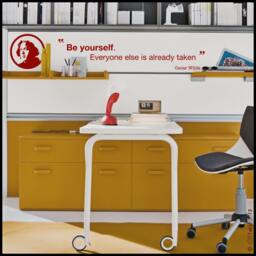 "Oscar Wilde Quote Wall Decal ""Be Yourself" - thumbnail 1