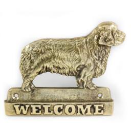 Clumber Spaniel, Dog Welcome, Hanging Decoration, Limited Edition, Artdog - thumbnail 2