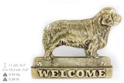 Clumber Spaniel, Dog Welcome, Hanging Decoration, Limited Edition, Artdog