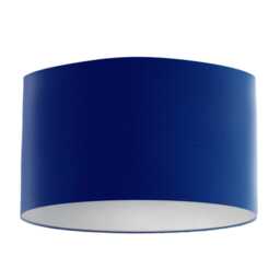 Royal Blue Lampshade With 100% Cotton Fabric, Handmade Lampshades, Table Ceiling Lamp Shades, Blue - thumbnail 1
