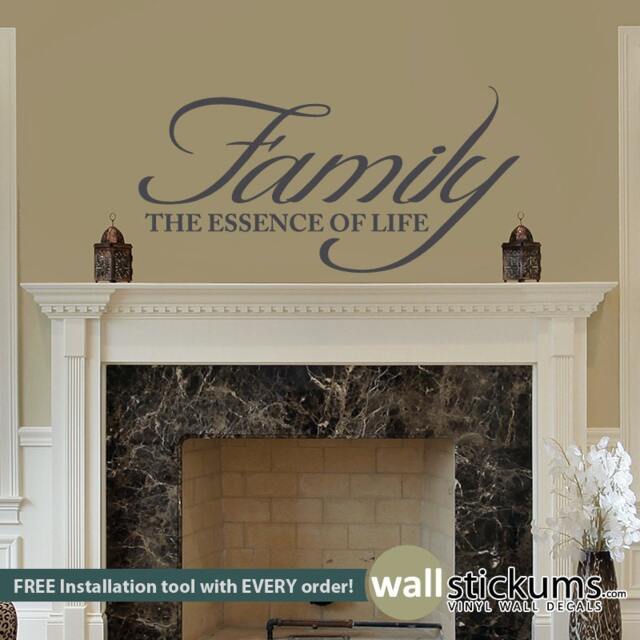 Family Wall Decal - The Essence Of Life, Vinyl Art - image 1