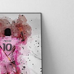 Lionel Messi Football Poster - Wall Art Print Ref #412 - thumbnail 2
