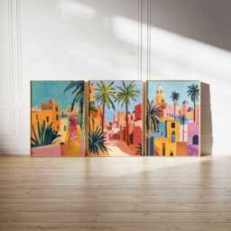 Set Of 3 Khartoum Posters, Wall Art, Prints, Travel Poster Set, Sudan Decor, Art Home Decor - thumbnail 2