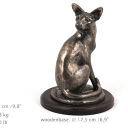 Egyptian Cat, Wooden Base Statue, Limited Edition, Artdog - thumbnail 4