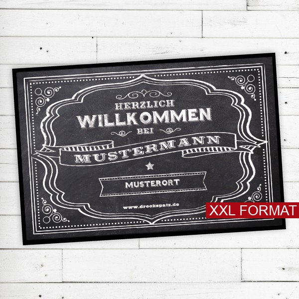 "xxl Doormat ""Vintage" - image 1