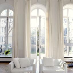 White Belgian Linen Curtains, Drapes, Or Off Custom Size, Luxury Curtains Without Luxury Price - thumbnail 4