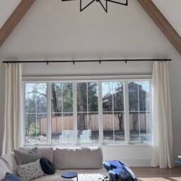 White Belgian Linen Curtains, Drapes, Or Off Custom Size, Luxury Curtains Without Luxury Price - thumbnail 2