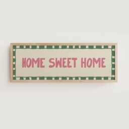 Home Sweet Hallway Print, Above Door Horizontal Panoramic Print Wide Unframed - thumbnail 1