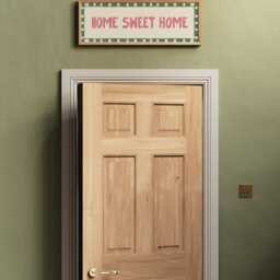Home Sweet Hallway Print, Above Door Horizontal Panoramic Print Wide Unframed - thumbnail 2