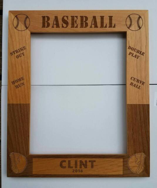 Baseball Memories Gift, Softball Sports Custom Picture Frame