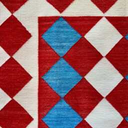 Big Top Handmade Cotton Area Flat Weave Rug. Natural Vegetable Dyed. Indian Dhurrie, Kilim - thumbnail 4