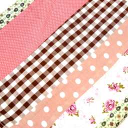 Baby Blanket, Cuddly Patchwork Blanket For Girls in Pink & Beige, Handmade By Bab-Berlin - thumbnail 3
