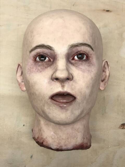 Realistic Silicone Male Head - image 1