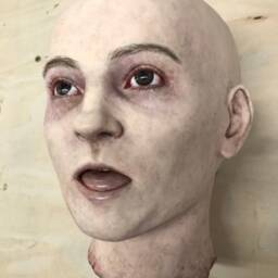 Realistic Silicone Male Head - thumbnail 2