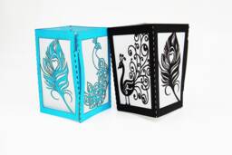 Peacock Feathers, Wedding, Peacocks, Tea Light Holder, Mini Lanterns, Wedding Favors, Diy Decor