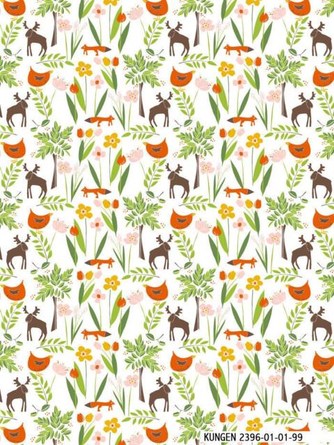 Curtain Panel White Green Orange Yellow Animals Kids Decor Modern Decor Cafe Curtain Kitchen Valance , Runner Napkin Available, Great Gift
