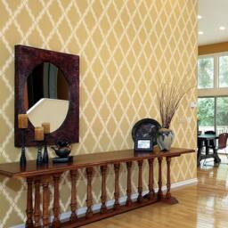 Agora Allover Stencil - Small Reusable Wall Stencils For Easy Diy Decor Better Than Wallpaper Room Design - thumbnail 2